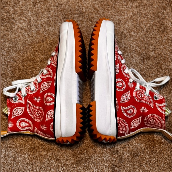 Converse Run Star Hike Platform High 'Floral & Paisley' Women Shoe Size 6.5 - Picture 6 of 15